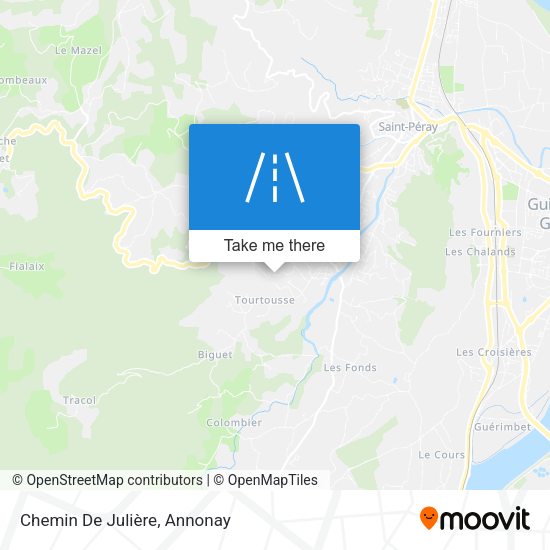 Chemin De Julière map