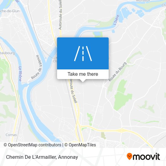 Chemin De L'Armailler map