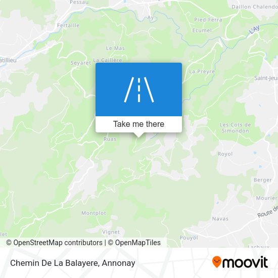 Chemin De La Balayere map