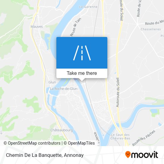 Chemin De La Banquette map