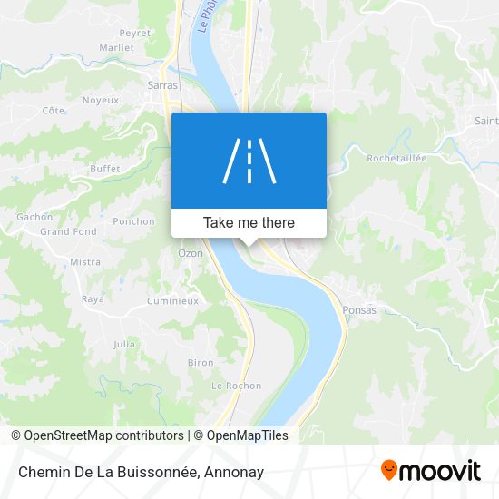 Chemin De La Buissonnée map