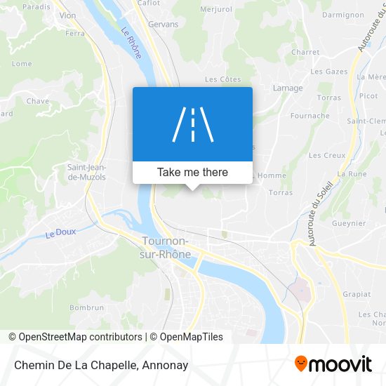 Chemin De La Chapelle map