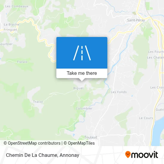 Chemin De La Chaume map