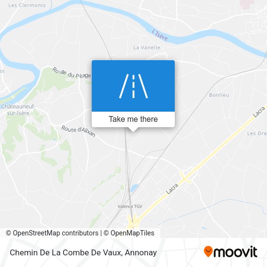 Chemin De La Combe De Vaux map