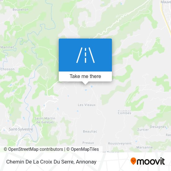 Chemin De La Croix Du Serre map