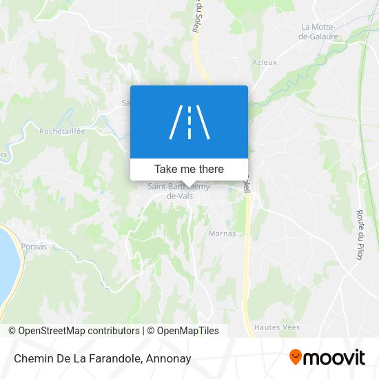 Chemin De La Farandole map