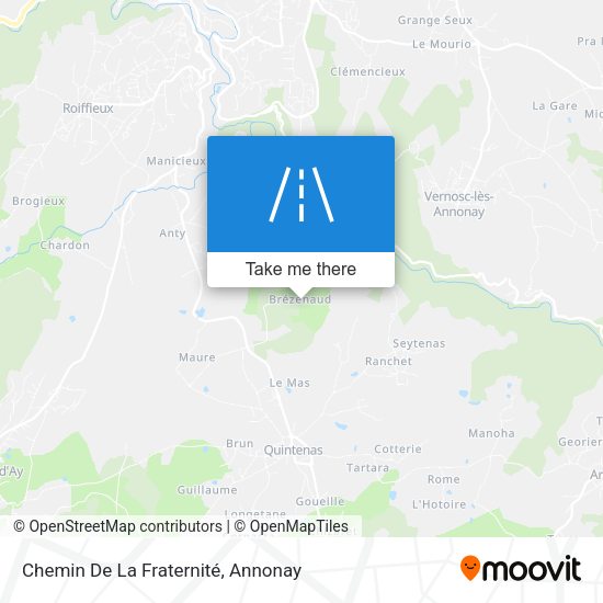 Chemin De La Fraternité map