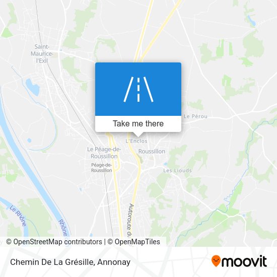 Chemin De La Grésille map