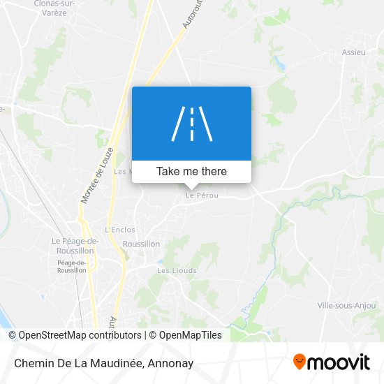Chemin De La Maudinée map