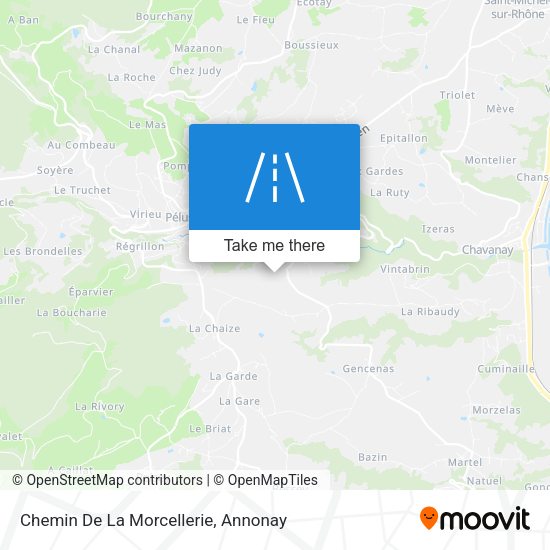 Chemin De La Morcellerie map