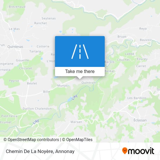 Chemin De La Noyère map