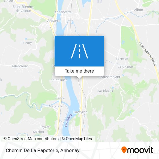 Chemin De La Papeterie map