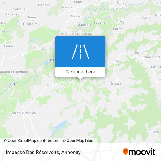 Impasse Des Réservoirs map