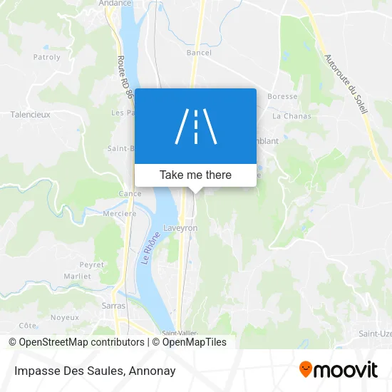 Impasse Des Saules map