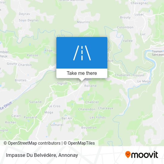 Impasse Du Belvédère map