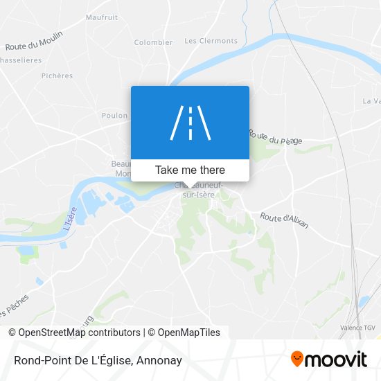 Rond-Point De L'Église map