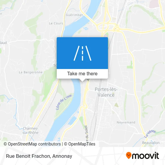 Rue Benoit Frachon map