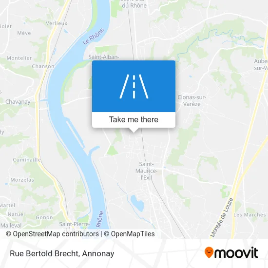 Rue Bertold Brecht map