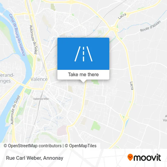 Rue Carl Weber map