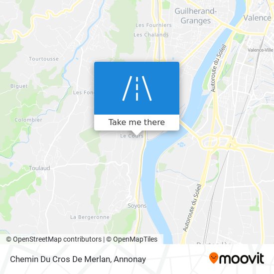 Chemin Du Cros De Merlan map