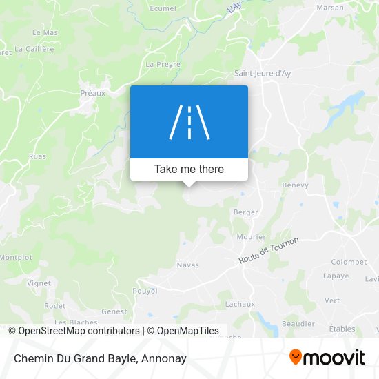 Chemin Du Grand Bayle map