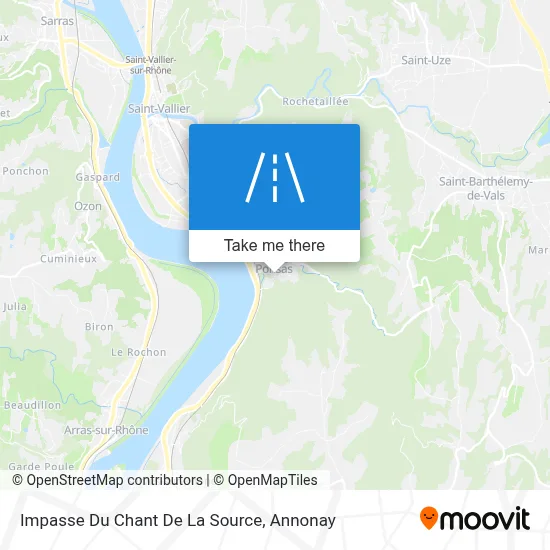 Impasse Du Chant De La Source map