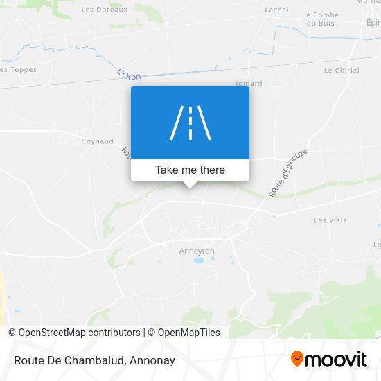 Route De Chambalud map