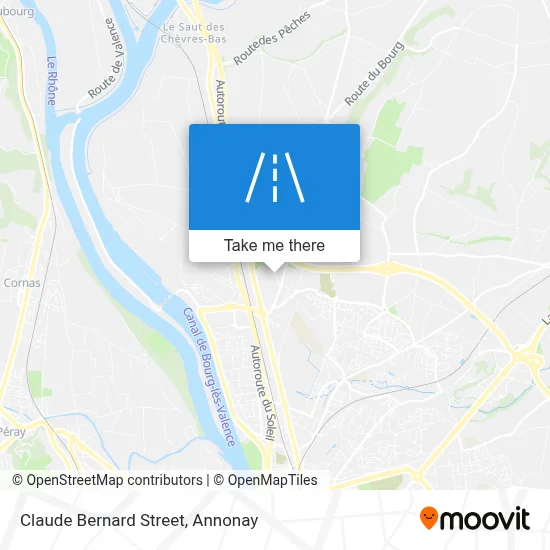 Rue Claude Bernard map