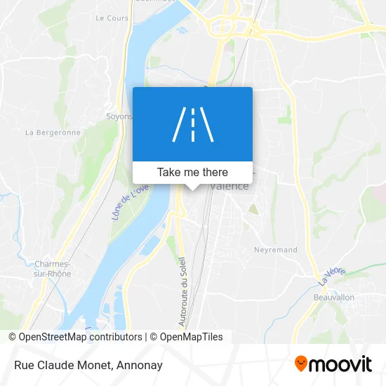 Rue Claude Monet map