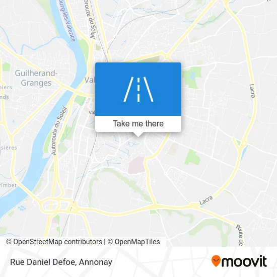 Rue Daniel Defoe map