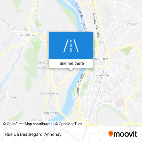 Rue De Beauregard map