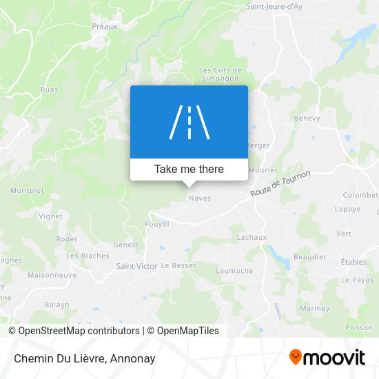 Chemin Du Lièvre map