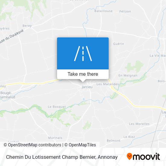 Chemin Du Lotissement Champ Bernier map