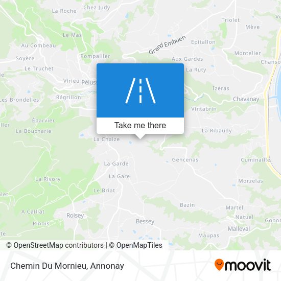 Chemin Du Mornieu map
