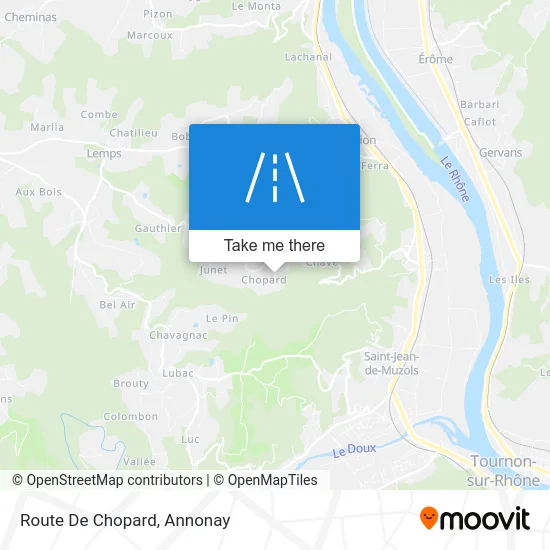 Route De Chopard map