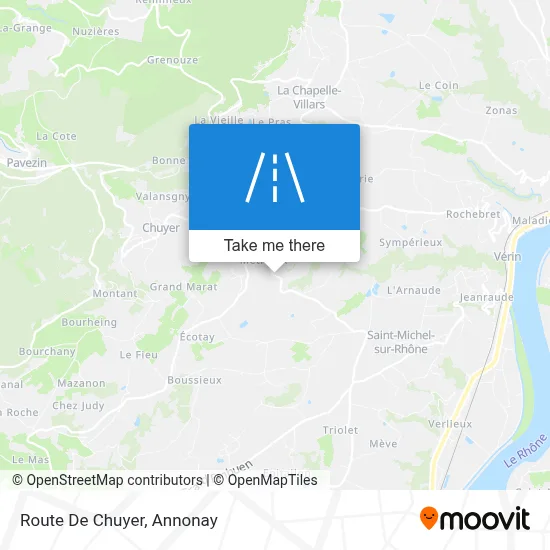 Route De Chuyer map