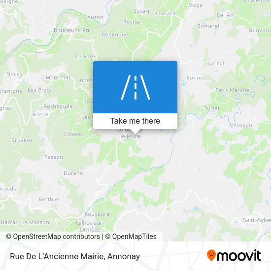 Rue De L'Ancienne Mairie map
