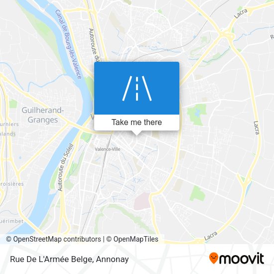 Rue De L'Armée Belge map