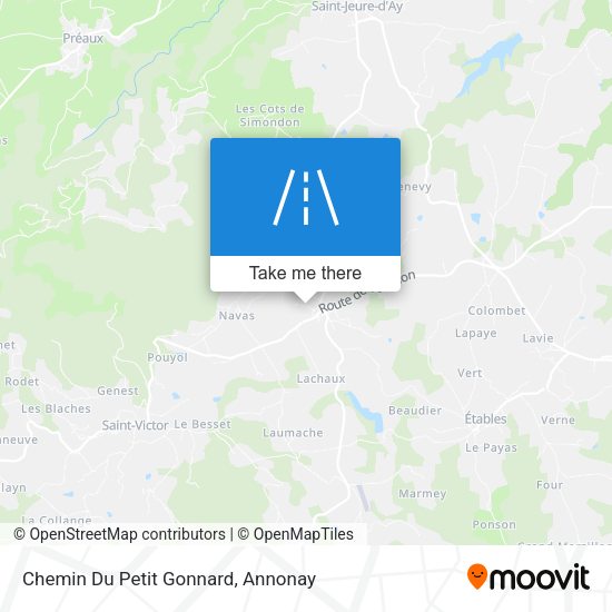 Chemin Du Petit Gonnard map