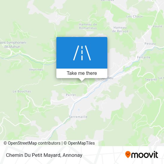 Chemin Du Petit Mayard map