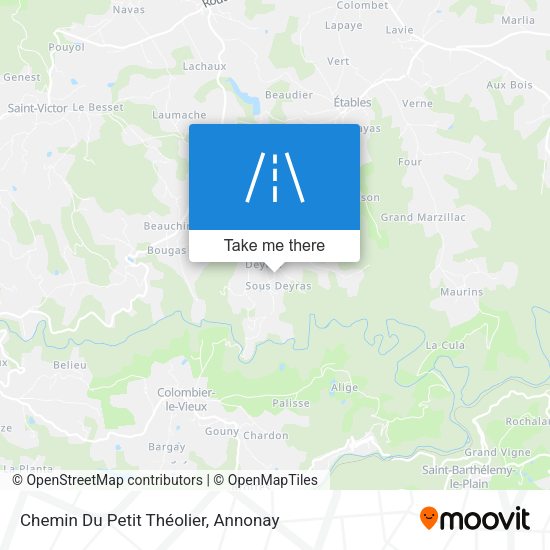 Chemin Du Petit Théolier map