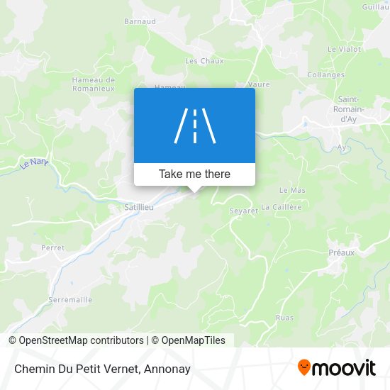 Chemin Du Petit Vernet map