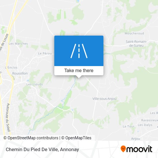 Chemin Du Pied De Ville map