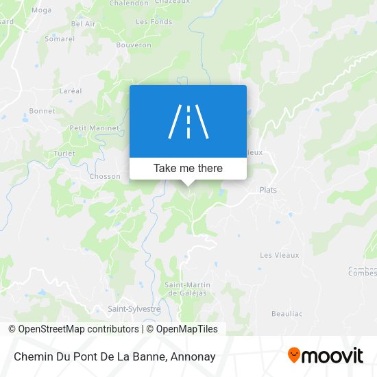 Chemin Du Pont De La Banne map