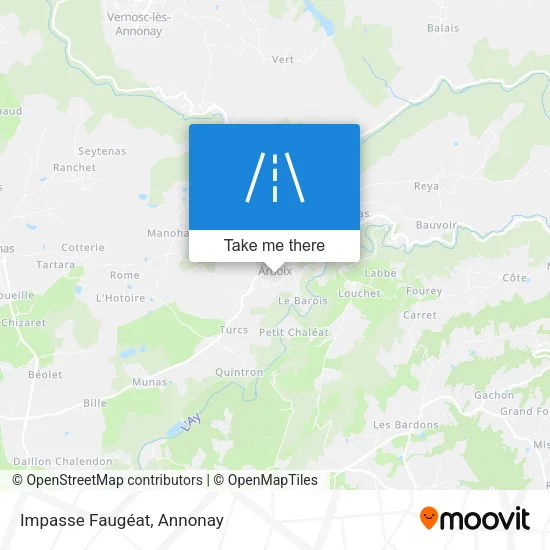 Impasse Faugéat map