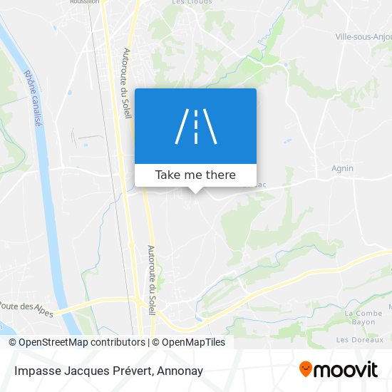 Mapa Impasse Jacques Prévert