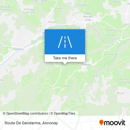 Route De Gendarme map