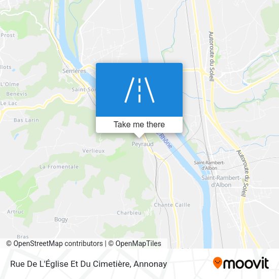 Rue De L'Église Et Du Cimetière map