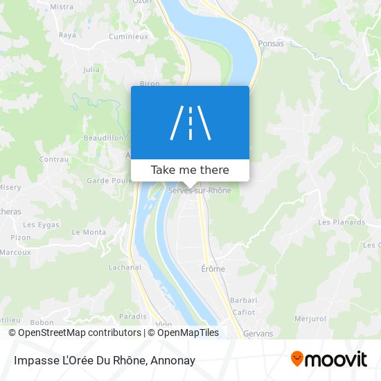 Impasse L'Orée Du Rhône map