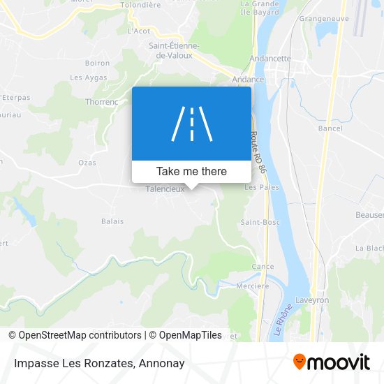 Impasse Les Ronzates map